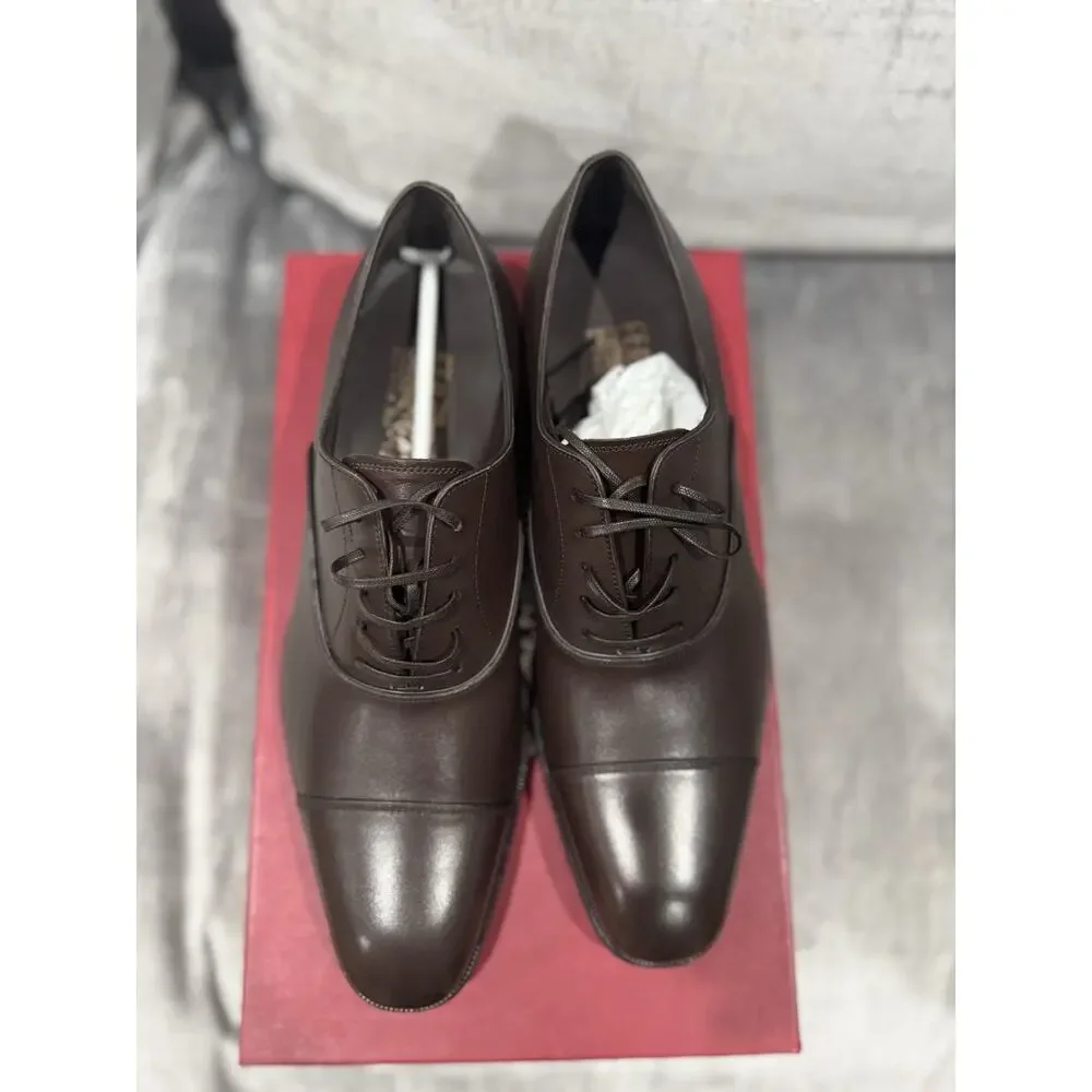Salvatore Ferragamo Luce (Auburn Calf) Oxford sz. 8.5D - Picture 6 of 8